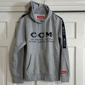 CCM Gray and Black Men's Hoodie